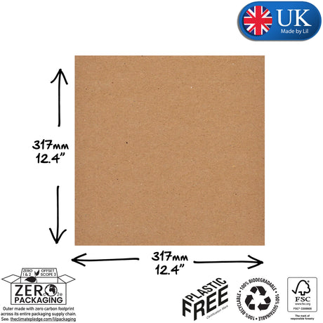 12" LP Vinyl Mailer Stiffener Lil Packaging