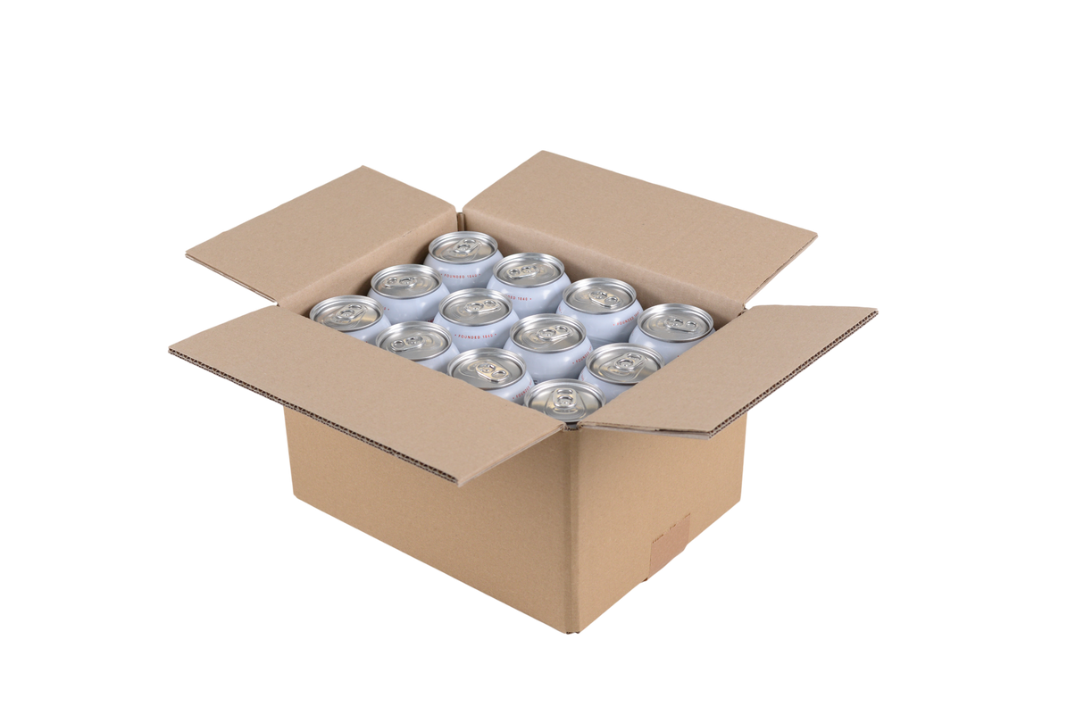 12 x 440ml Beer Can Boxes - Double Wall Shipping Box (266 x 199 x 155mm)