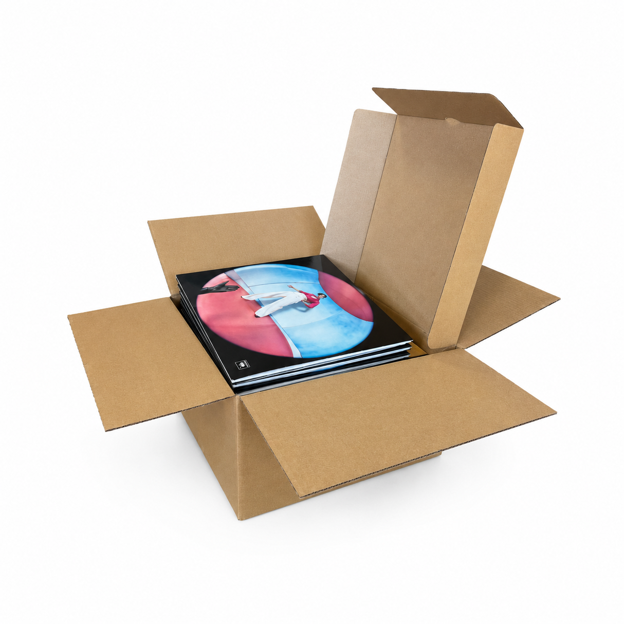 Vinyl LP 50wayLP Record Storage & Shipping Box – Holds up to 50 Records