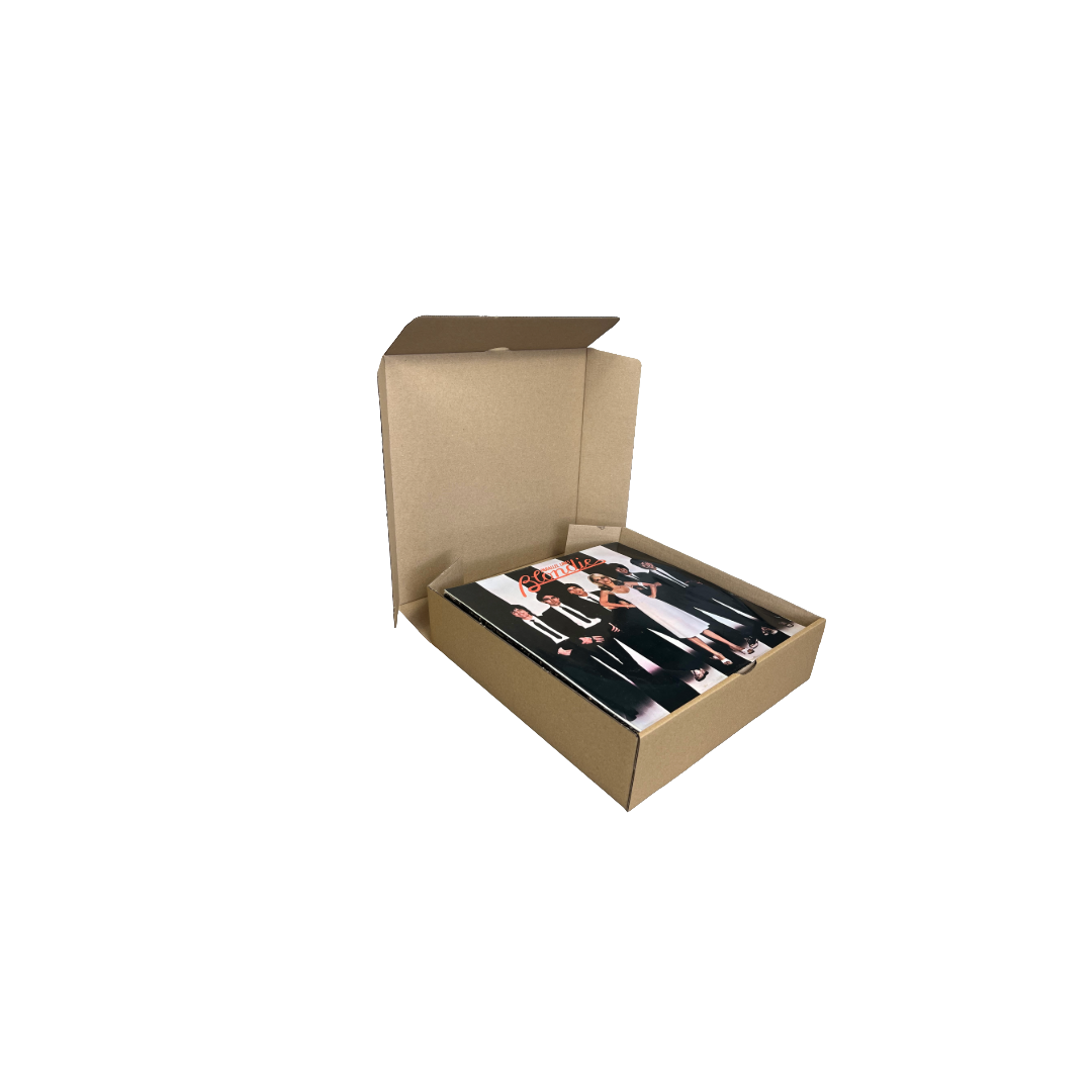 Cardboard 25wayLP Vinyl Record Storage & Shipping Box for 25 LPs