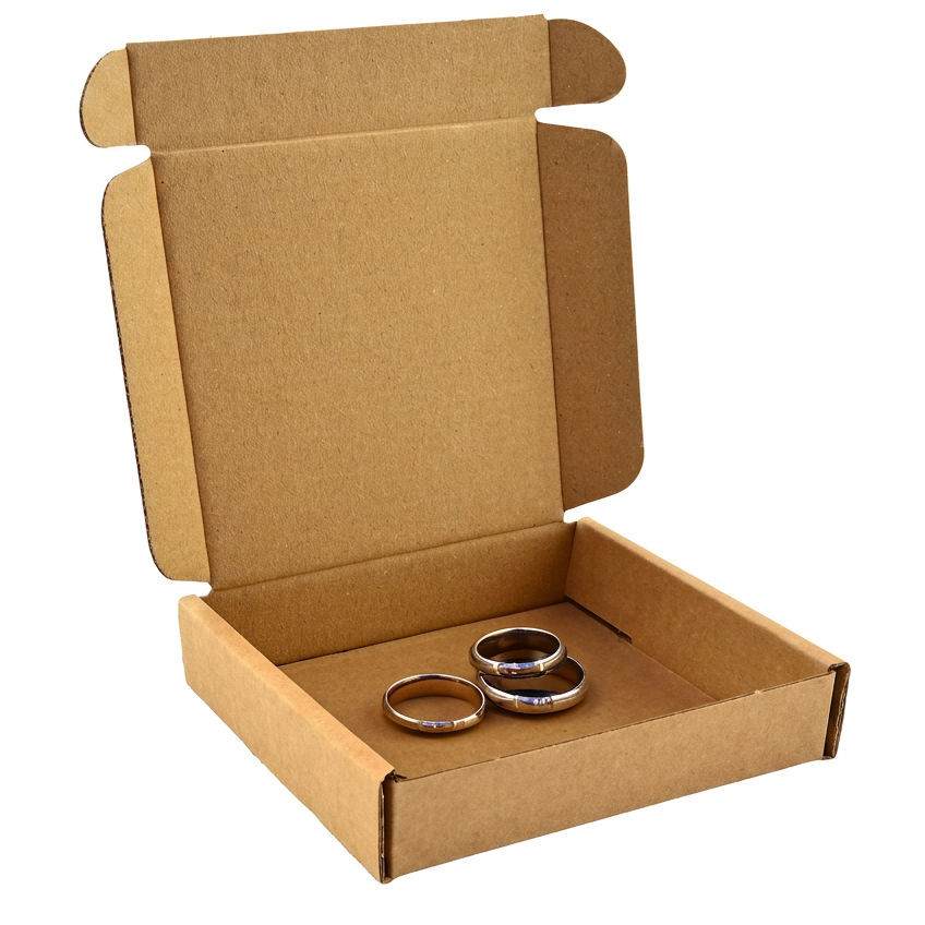 Lil Jewellery Large Letter Cardboard Postal Boxes 90 x 90 x 25mm
