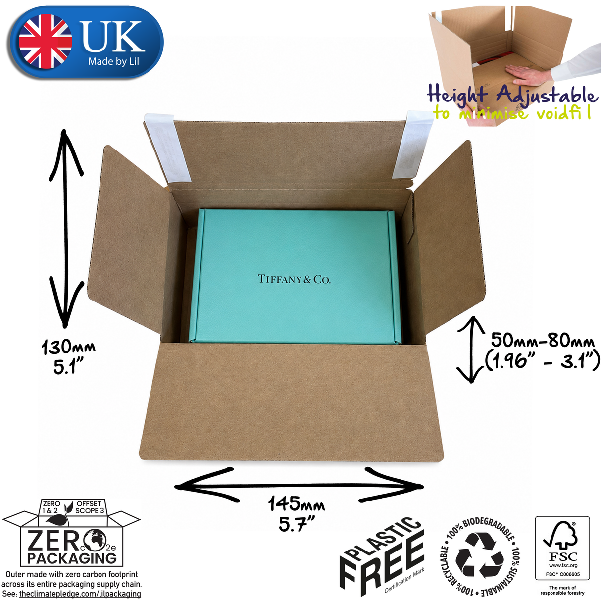 Lil Crashlock CSP001 Variable Height Crash Lock Jewellery Box