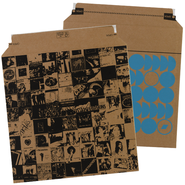 Custom Printed Vinyl Record Mailers example image from Lil Packaging for ecommerce vinyl record mailers