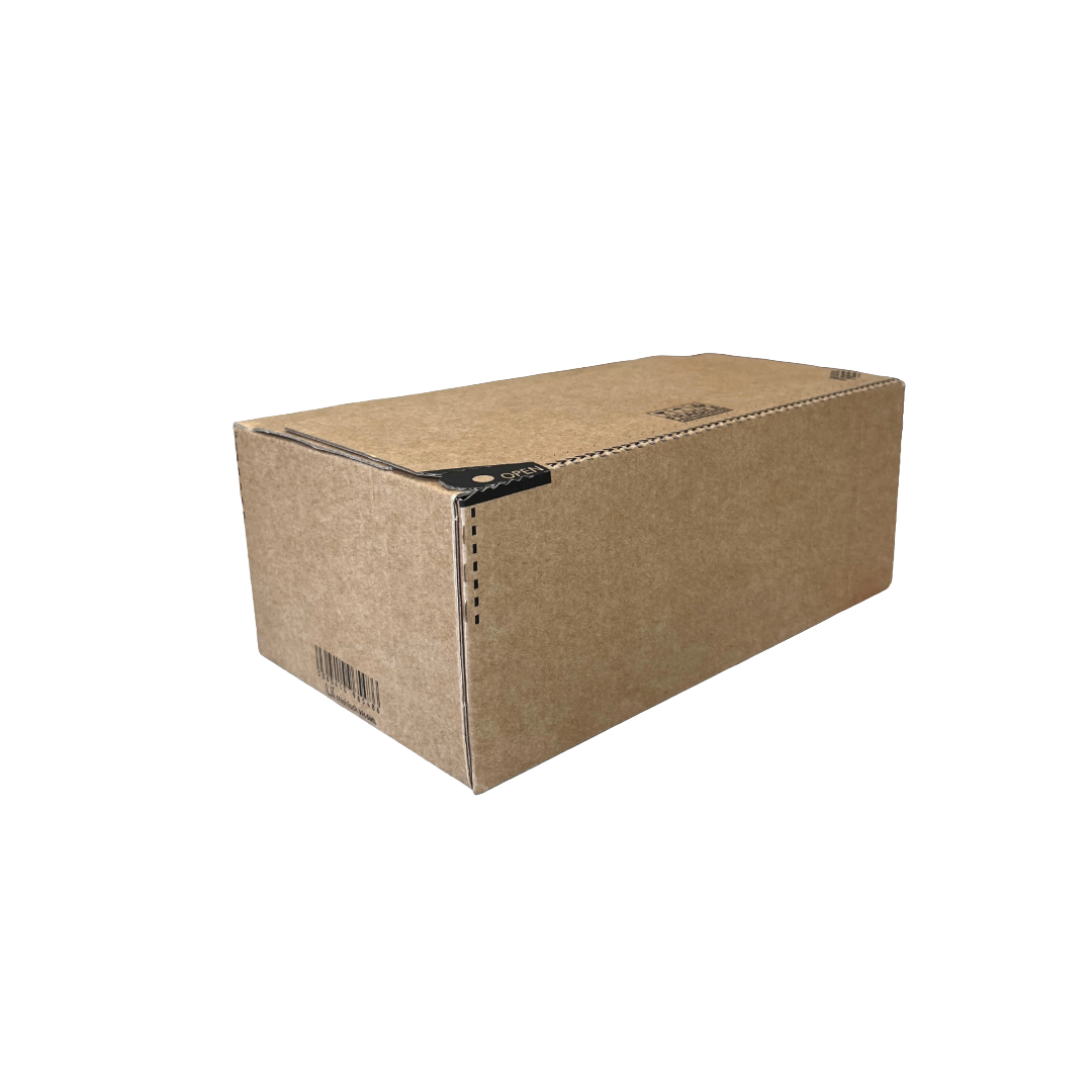 Cardboard box on a white background