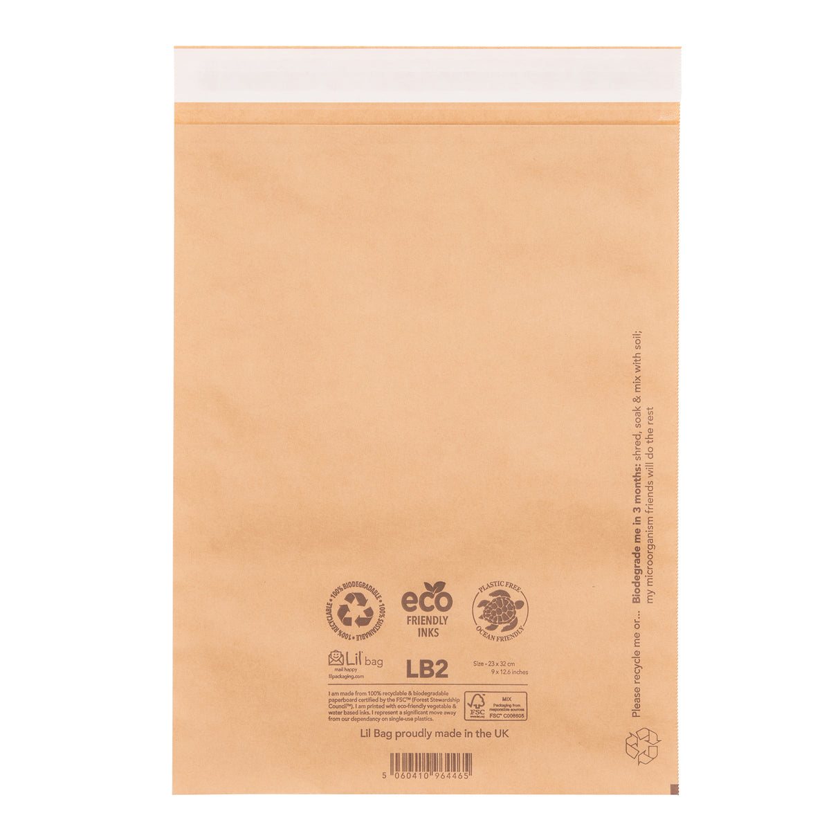 kraft paper mail bag eco friendly lil bag