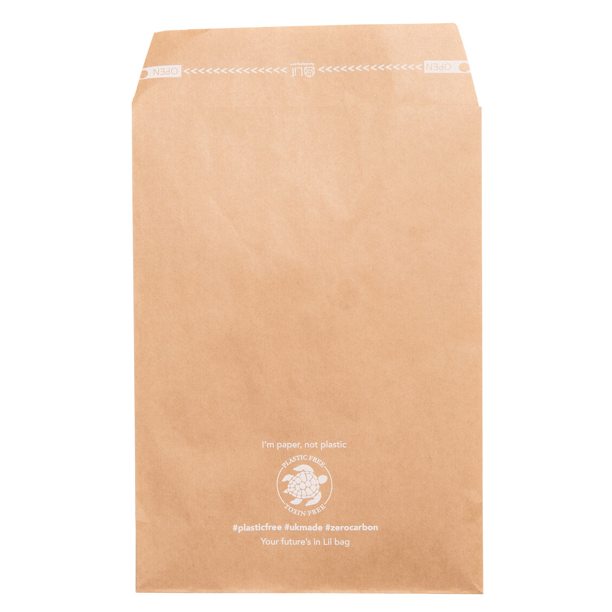 LB3-gst Gusseted Paper Mail Bag | Lil Packaging