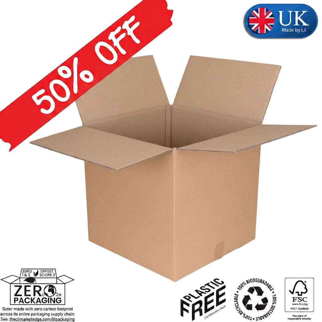 Double Wall Heavy Duty Cardboard Boxes 610 x 370 x 480mm (24 x 14.5 x 18.9")