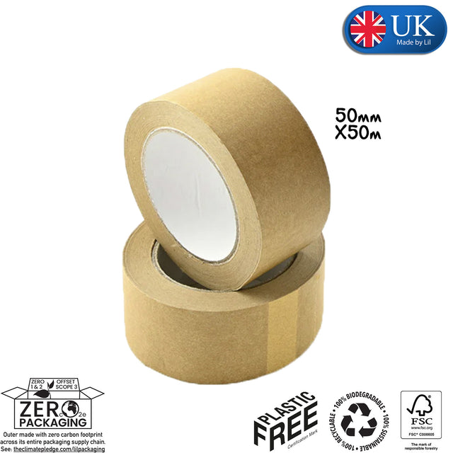 kraft paper eco friendly biodegradable sellotape