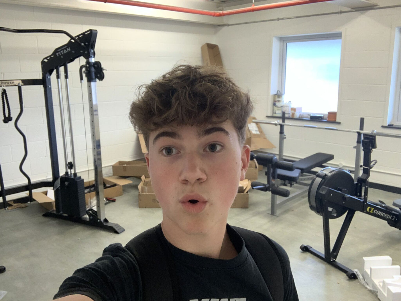 Image of the Lil Packaging gym used by staff and family members