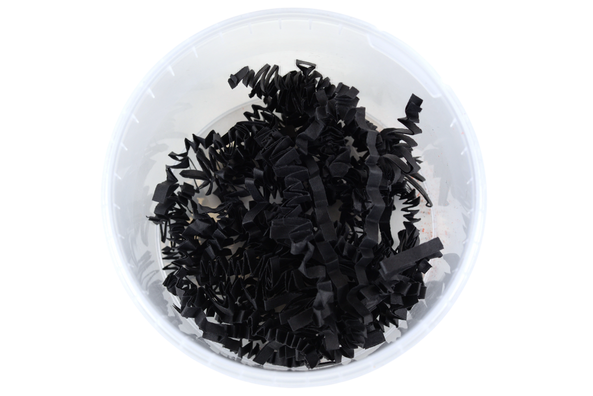 Black Shredded 4mm Zig Zag Paper Void Fill - 10kg VF-B