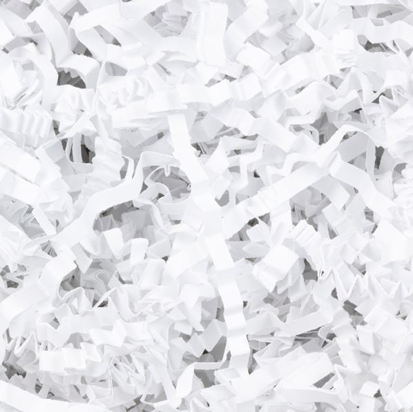 White Shredded 4mm Zig Zag Paper Void Fill - 10kg VF-W