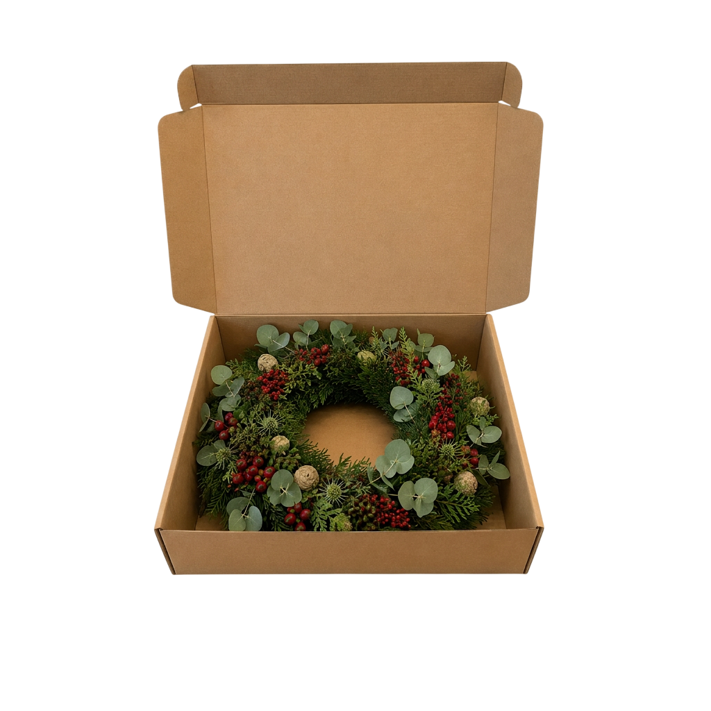 Lil CPP012 Floral Wreath Postal Boxes 440 x 440 x 120mm
