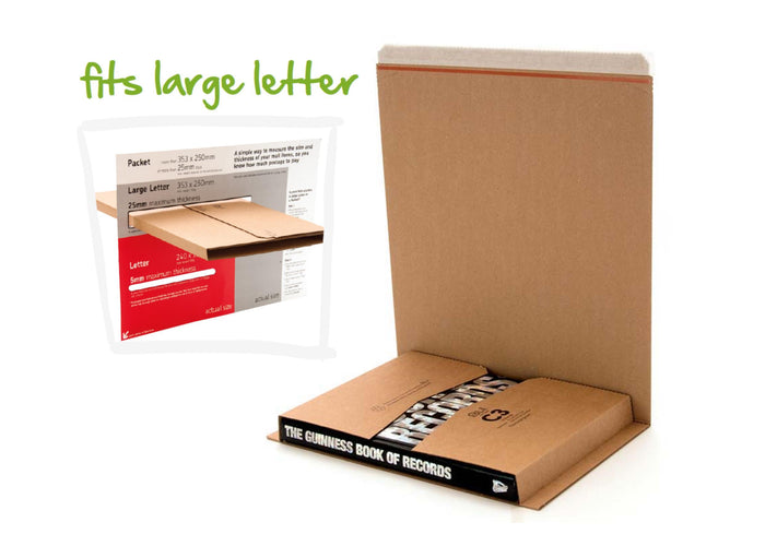 How to Mail Books Economically with Royal Mail Large Letter Packaging