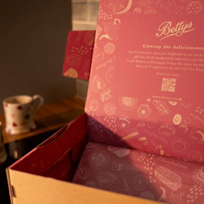 Bettys printed ecommerce boxes from Lil Packaging