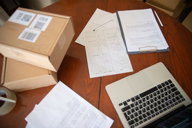 Postal packaging outer cardboard boxes to help with US small parcel tax