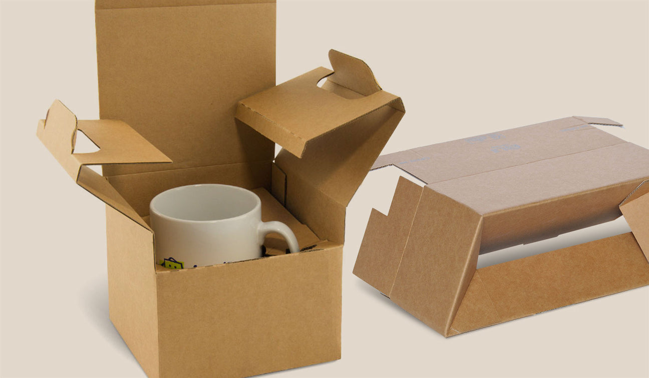 crashlock fast cardboard boxes and packaging for ceramic mugs