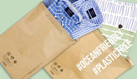 Eco-Friendly Plastic Free Fashion Packaging | Kraft Paper Mail Bags and mailing sacks