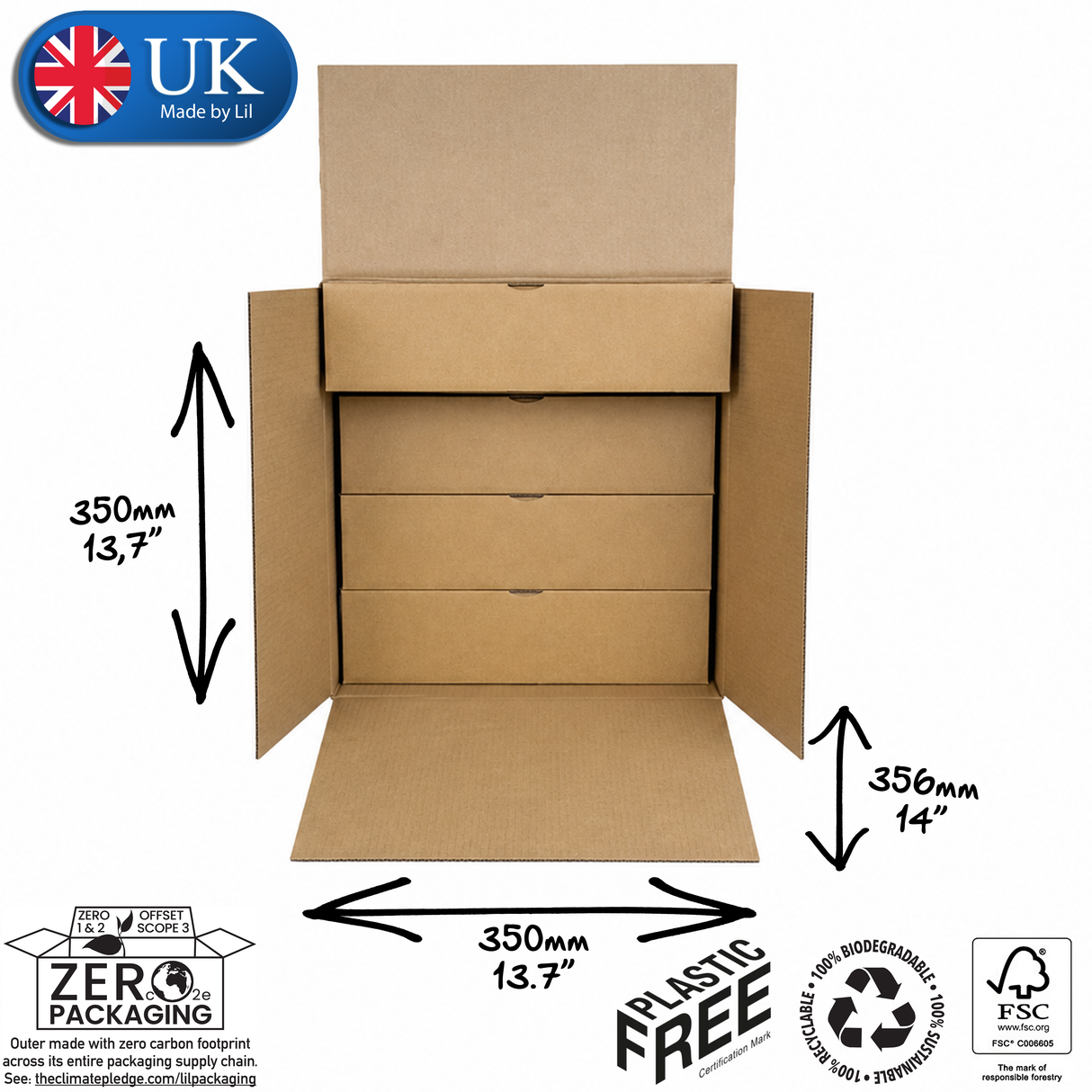 Vinyl LP 100wayLP Record Storage & Shipping Box – Holds up to 100 Records