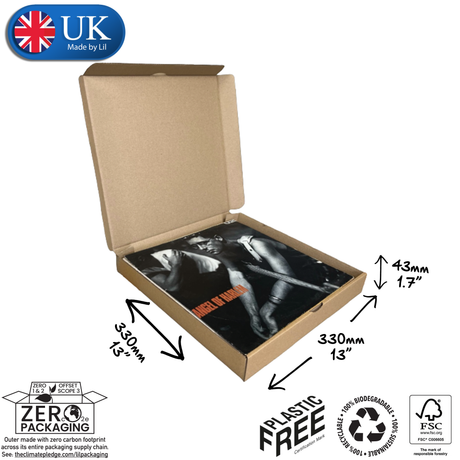 Vinyl Mailer Box to hold 10 LP's inside. 