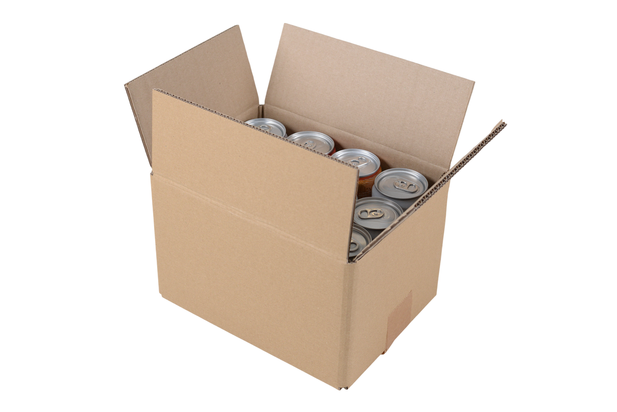 12 x 250ml Slim Can Boxes – Double Wall Shipping & Postal Packaging