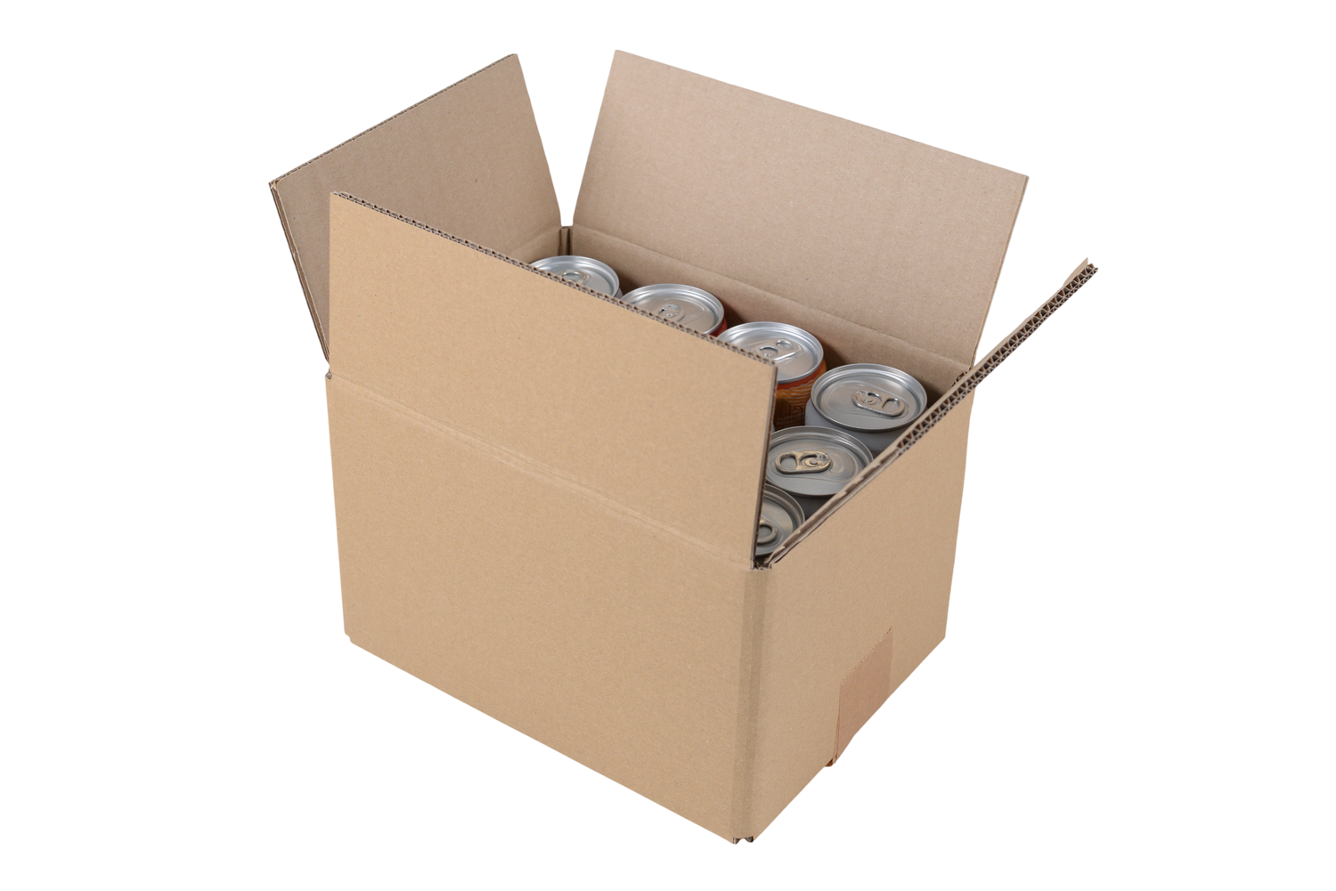 12 x 250ml Slim Can Boxes – Double Wall Shipping & Postal Packaging