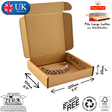 20x10x2.5 cardboard postal box