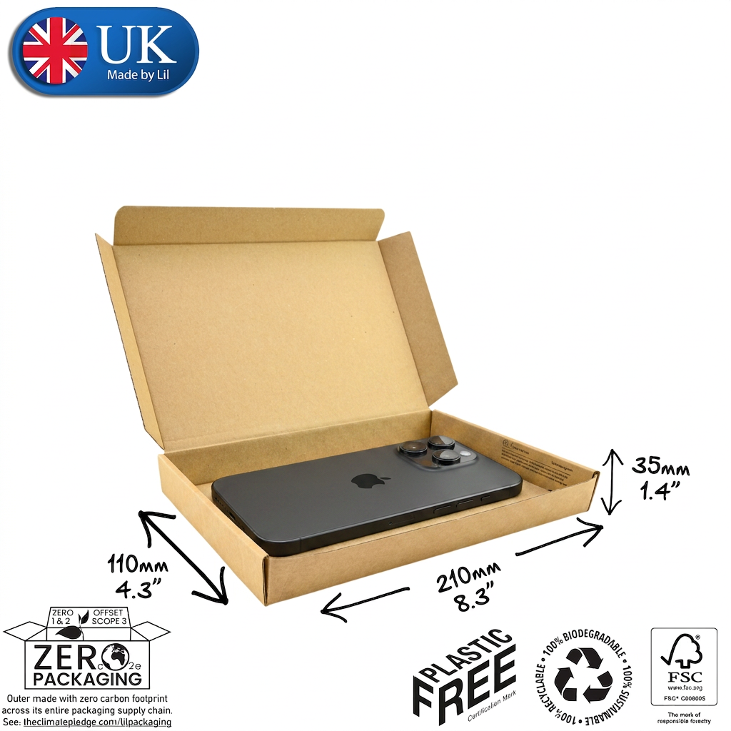 Letterbox Friendly Mobile Phone Postal Boxes 210 x 110 x 35mm