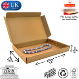 25x7x2.5 cardboard postal box 