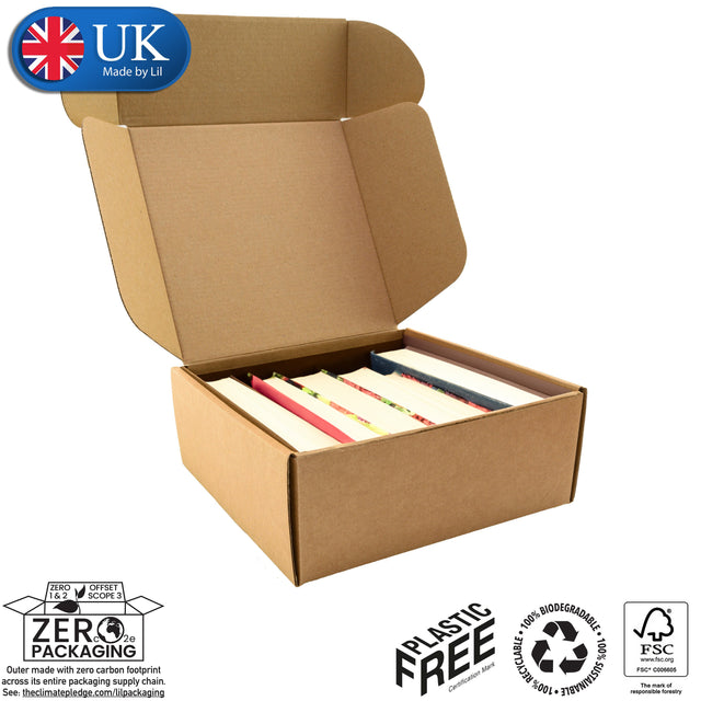 29x15x15cm Cardboard Postal Box for books