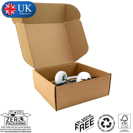 29x20x15cm Cardboard Postal Box for headphones