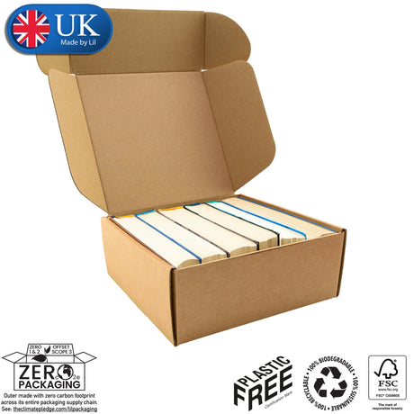 32x23x14cm Cardboard Postal Box for books