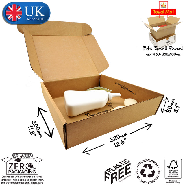 32x30x8cm Cardboard Postal Box for skincare 