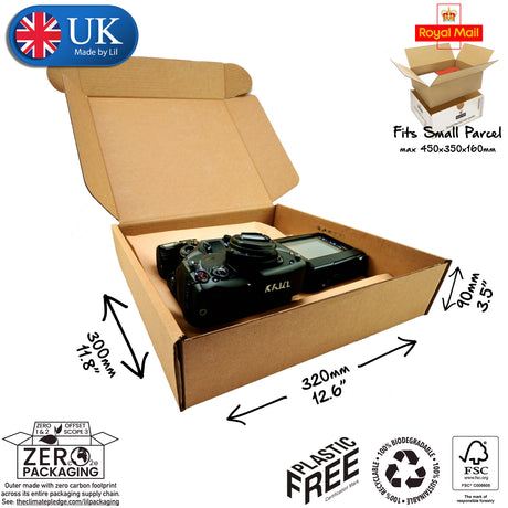 32x30x9cm Cardboard Postal Box for digital cameras