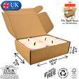 32x9x6cm Cardboard Postal Box for candles