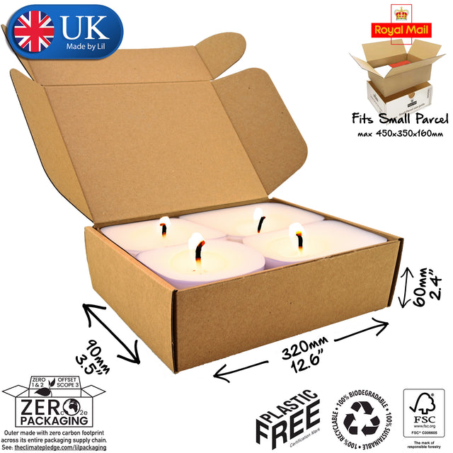 32x9x6cm Cardboard Postal Box for candles