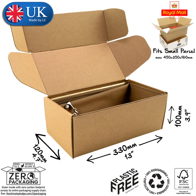 33x12x10cm Cardboard Postal Box for handbags