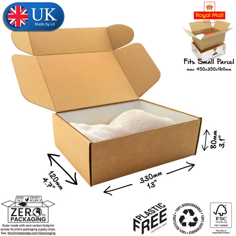 33x12x8cm Cardboard Postal Box for skin care