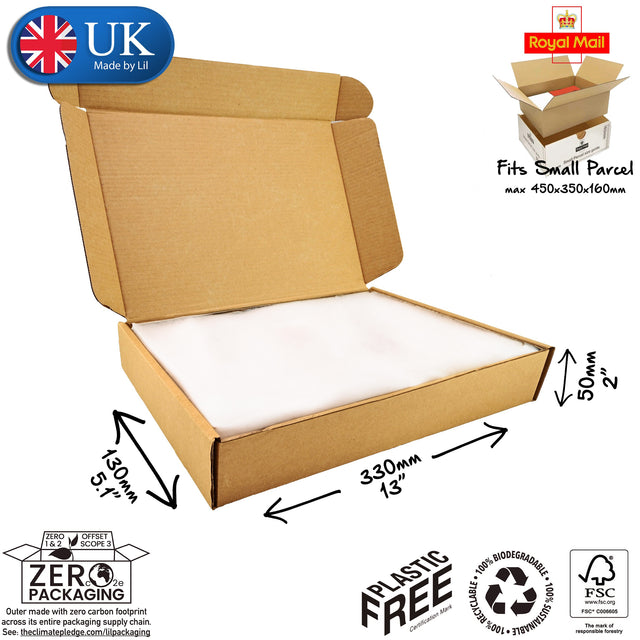 33x13x5cm Cardboard Postal Box for skin care