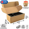 33x14x10cm Cardboard Postal Box for grooming kits