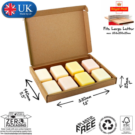 33x14x2.5cm Cardboard Postal Box for soap