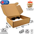 33x14x7cm Cardboard Postal Box for fashion accessories