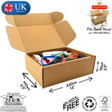 33x14x9cm Cardboard Postal Box for craft supplies