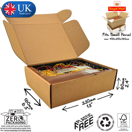 33x16x6cm Cardboard Postal Box for electronics