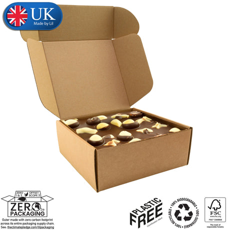 33x17x13cm Cardboard Postal Box for chocolates