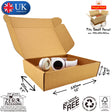 33x20x9cm Cardboard Postal Box for headphones