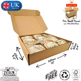 33x21x6cm Cardboard Postal Box for tea