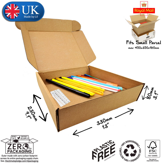 33x23x8cm Cardboard Postal Box for stationary