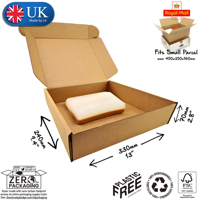 33x24x7cm Cardboard Postal Box for skincare