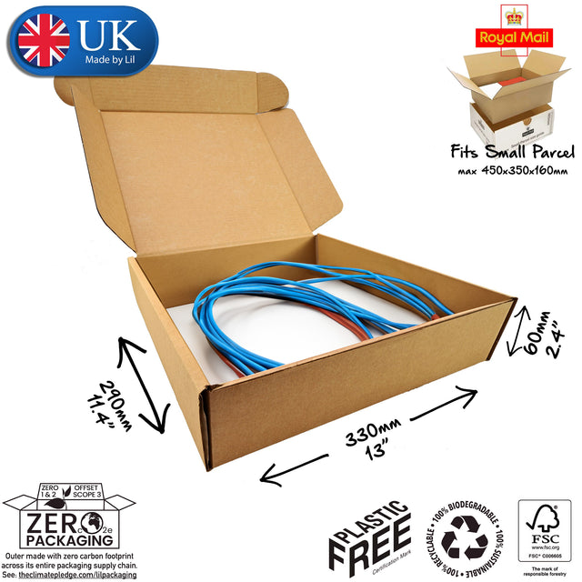 33x29x6cm Cardboard Postal Box for cables