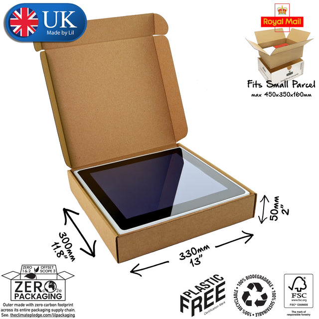 33x30x5cm Cardboard Postal Box for tablets